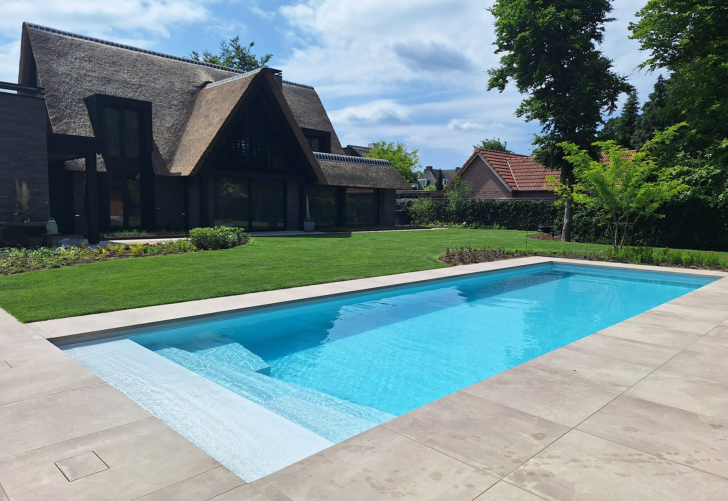 Luxe villa tuin