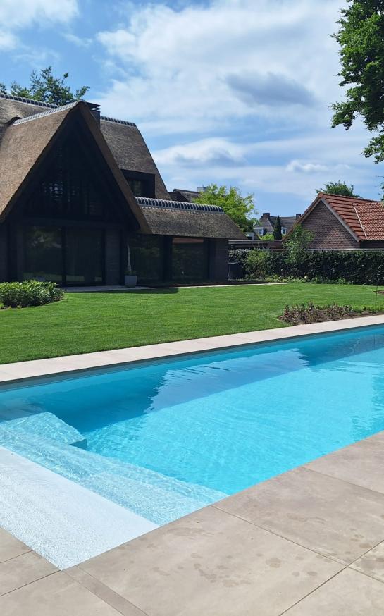 Luxe villa tuin